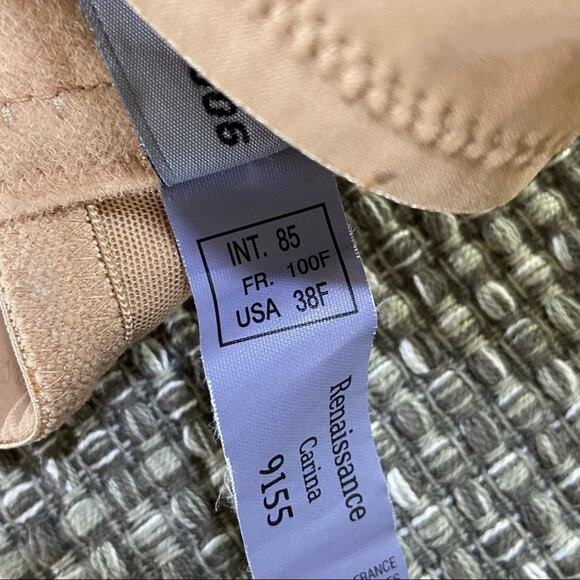 NWOT LE MYSTERE 38F 9155 Carina UNDERWIRE BRA - Picture 4 of 6